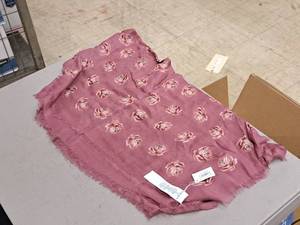 lot 362 image: Coach Womens Rose pattern Shawl