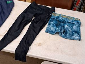 lot 377 image: Size Small Clothing - Legging by Levels, Nike Pro Workout Shorts