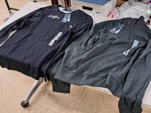 lot 404 image: Polo Size Large Long Sleeves - 3-button, 14-zip