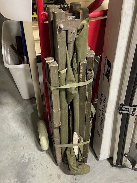 lot 55 image: Military Cot