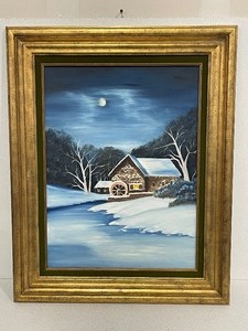 lot 109 image: Canvas Painting