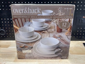 lot 26 image: Over & Back Porcelain Dinnerware Set