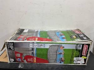 lot 18 image: Coleman Power Steel Round Metal Frame Above Ground Pool Set