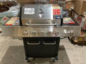 lot 10 image: Expert Grill 5 Burner Propane Gas Grill with Side Burner