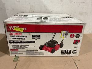 lot 102 image: Hyper Tough 20 125cc Gas Push Mower with Briggs & Stratton Engine