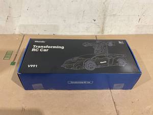 lot 121 image: V991 Transform Remote Control Car, 110 Big Size, 2 Rechargeable Batteries for 70Min