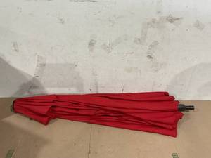 lot 153 image: 9 Red Patio Umbrella