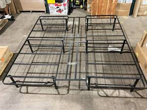 lot 168 image: King Size Bed Frame Platform