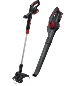 lot 14 image: 2PCS Hyper Tough 20V Max Cordless Combo Kit, 10 String Trimmer & 130Mph Sweeper