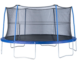lot 29 image: Jumpking Round Trampoline with Safety Enclosure System Recreational Use