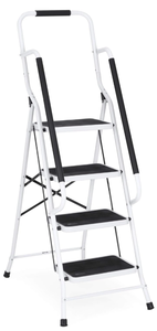 lot 108 image: Best Choice Products 4- Step Ladder, Folding Portable Step Stool wPadded Hand Grips