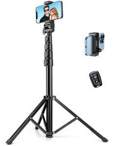 lot 127 image: Phone Tripod, Tripod Stand for Phone & Camera, Phone Tripod Stand with Remote and Phone Holder