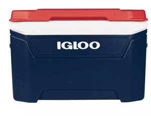lot 164 image: Igloo 60-Quart Rolling Ice Chest Cooler - Texas Edition