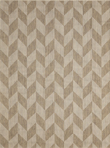 lot 172 image: Nicole Miller New York Patio Country Calla Contemporary Herringbone IndoorOutdoor Area Rug