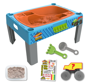 lot 178 image: Hot Wheels Monster Trucks Splash and Crash Arena, Activity Playset, Plastic Water Table