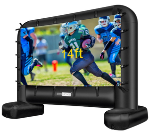 lot 190 image: VIVOHOME Indoor and Outdoor Inflatable Blow up Mega Movie Projector Screen