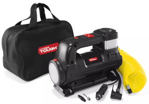 lot 490 image: DC 12V Heavy Duty Direct Drive Digital Tire Inflator w Detachable LED Light