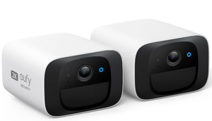 lot 495 image: LOT OF 2 Eufy Security SoloCam C210 2-Cam Pack, Wireless Outdoor Camera