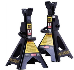 lot 347 image: Torin Black Jack 3 Ton Jack Stands, Black
