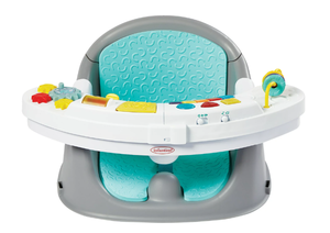 lot 360 image: Infantino Music & Lights 3-in-1 Discovery Seat and Booster for Babies and Toddlers, Unisex, Teal