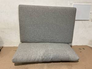 lot 375 image: Grey Outdoor Cushion, Measures 36 x 24 and 20 x 36