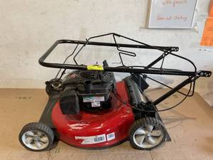 lot 381 image: Yard Machines 21-in FWD Walk Behind Lawn Mower with 140cc Briggs & Stratton Gas Powered Engine