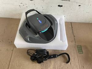 lot 395 image: AIPER SG 800B Cordless Robotic Pool Cleaner - Automatic Pool Vacuum for Flat Above Ground Pools up to 860 sq. ft. Gray