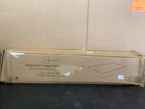 lot 275 image: Mainstays 5 Full High Profile Easy Assembly Smart Metal Box Spring