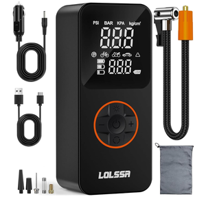 lot 61 image: Tire Inflator Portable Air Compressor