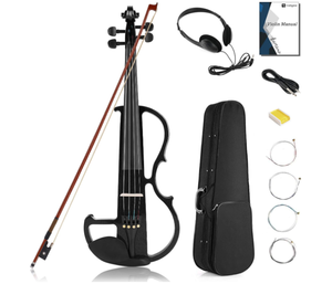 lot 62 image: Vangoa Electric Violin 44 Full Size Wihite