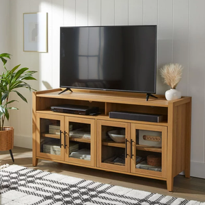 lot 276 image: Better Homes & Gardens Reading Refined Farmhouse TV Stand