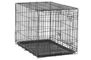 lot 290 image: Vibrant Life Double Door Metal Wire Dog Crate Large