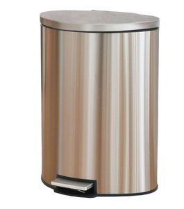 lot 291 image: Better Homes & Gardens 14.5-Gallon Stainless Steel Garbage Can