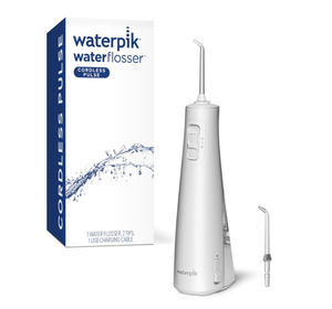lot 546 image: Waterpik Cordless Pulse Rechargeable Portable Water Flosser for Teeth