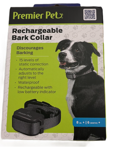lot 575 image: Premier Pet Rechargeable Bark Collar