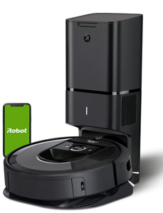 lot 45 image: iRobot Roomba i7 (7550) Robot Vacuum with Automatic Dirt Disposal