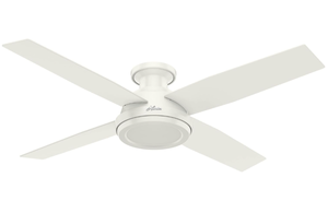 lot 54 image: Hunter Fan Company 59248 Dempsey Indoor Low Profile Ceiling Fan with Remote Control