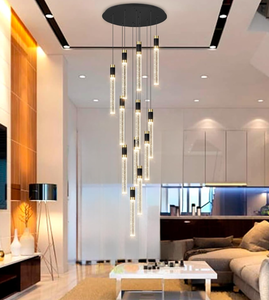 lot 57 image: 12-Lights Modern Chandeliers for Living Room LED Dimmbale Light Fixture
