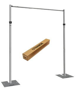 lot 414 image: Pipe and Drape Adjustable Uprights, Crossbars, Bases & Hangers