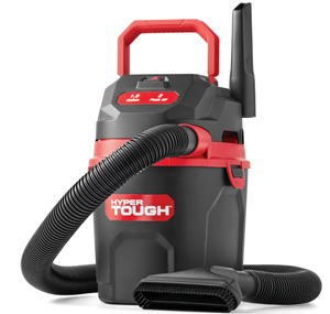 lot 582 image: Hyper Tough 1.5 Gallon 2 Peak HP Poly WetDry Vacuum