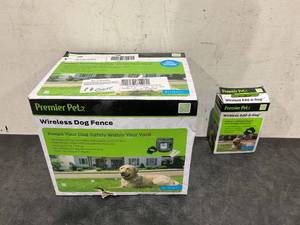 lot 60 image: Premier Pet Wireless Fence for Dogs With Add A Dog
