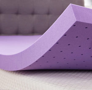 lot 187 image: Twin Size SINWEEK 3 Gel Memory Foam Mattress Topper Ventilated Soft Mattress Pad