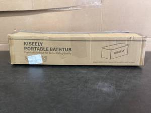 lot 267 image: Kiseely Portable Foldable bathtub