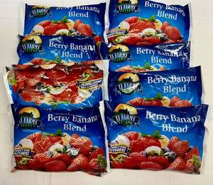 K. 8x 10oz Berry Banana Blend Frozen Fruit