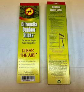 MM. 2x 10 Citronella Outdoor Sticks