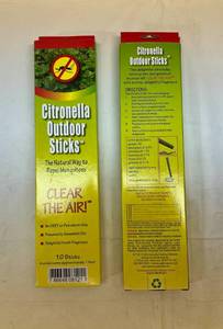 MM. 2x 10 Citronella Outdoor Sticks