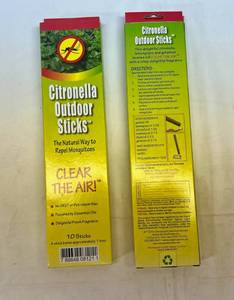 MM. 2x 10 Citronella Outdoor Sticks