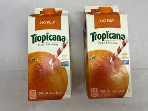 2x 59oz Tropicana Pure Premium Orange Juice-No Pulp