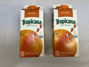 2x 59oz Tropicana Pure Premium Orange Juice-No Pulp