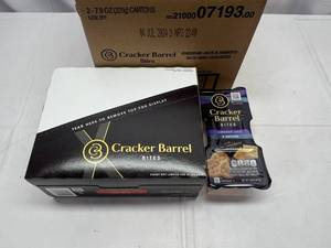 2x 7.9oz Boxes Cracker Barrel Bites-Cheddar Jack, Havarti & Mini Crackers